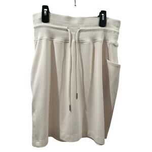 Marc New York Andrew Marc Sport Womens High Waist Color: Alabaster Large Skirt